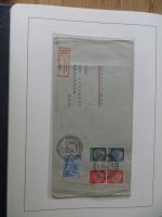 Sammlung Deutsches Reich Zusammendrucke auf Brief sehr sauber im Leuchtturm -