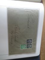 Sammlung Deutsches Reich Zusammendrucke auf Brief sehr sauber im Leuchtturm -