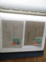 Sammlung Deutsches Reich Zusammendrucke auf Brief sehr sauber im Leuchtturm -