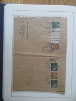 Sammlung Deutsches Reich Zusammendrucke auf Brief sehr sauber im Leuchtturm -