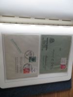 Sammlung Deutsches Reich Zusammendrucke auf Brief sehr sauber im Leuchtturm -