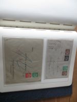 Sammlung Deutsches Reich Zusammendrucke auf Brief sehr sauber im Leuchtturm -