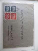 Sammlung Deutsches Reich Zusammendrucke auf Brief sehr sauber im Leuchtturm -