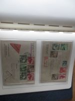 Sammlung Deutsches Reich Zusammendrucke auf Brief sehr sauber im Leuchtturm -