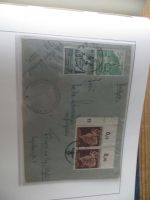 Sammlung Deutsches Reich Zusammendrucke auf Brief sehr sauber im Leuchtturm -