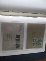 Sammlung Deutsches Reich Zusammendrucke auf Brief sehr sauber im Leuchtturm -