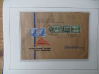 Sammlung Deutsches Reich Zusammendrucke auf Brief sehr sauber im Leuchtturm -