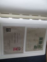 Sammlung Deutsches Reich Zusammendrucke auf Brief sehr sauber im Leuchtturm -