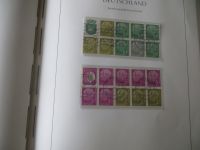 Sammlung Zusammendrucke bzw Heftchenblätter Deutsches Reich - Bund hoher KatWert