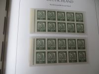 Sammlung Zusammendrucke bzw Heftchenblätter Deutsches Reich - Bund hoher KatWert