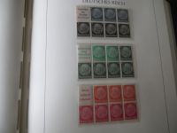 Sammlung Zusammendrucke bzw Heftchenblätter Deutsches Reich - Bund hoher KatWert