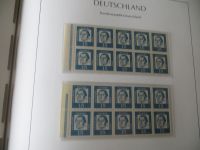 Sammlung Zusammendrucke bzw Heftchenblätter Deutsches Reich - Bund hoher KatWert