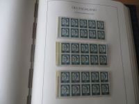 Sammlung Zusammendrucke bzw Heftchenblätter Deutsches Reich - Bund hoher KatWert