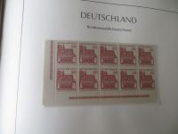 Sammlung Zusammendrucke bzw Heftchenblätter Deutsches Reich - Bund hoher KatWert