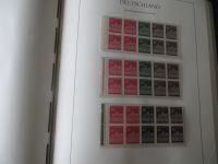 Sammlung Zusammendrucke bzw Heftchenblätter Deutsches Reich - Bund hoher KatWert