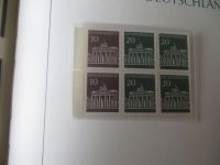 Sammlung Zusammendrucke bzw Heftchenblätter Deutsches Reich - Bund hoher KatWert