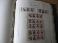 Sammlung Zusammendrucke bzw Heftchenblätter Deutsches Reich - Bund hoher KatWert