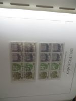 Sammlung Zusammendrucke bzw Heftchenblätter Deutsches Reich - Bund hoher KatWert