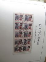 Sammlung Zusammendrucke bzw Heftchenblätter Deutsches Reich - Bund hoher KatWert