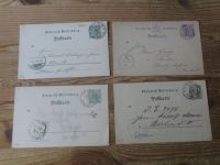 Altdeutschland Württemberg Stempel Sammlung auf 39 Ganzsachen ca. 1873-1902