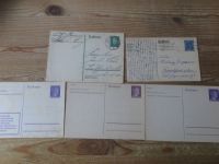 Deutsches Reich Stempel Sammlung auf 17 Ganzsachen ca. 1886-1933 plus ungebr.