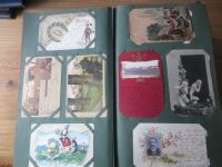 Ansichtskarten Sammlung 1008 Stück im Jugendstilalbum sehr inter. + vielfältig
