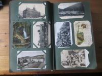 Ansichtskarten Sammlung 1008 Stück im Jugendstilalbum sehr inter. + vielfältig
