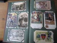 Ansichtskarten Sammlung 1008 Stück im Jugendstilalbum sehr inter. + vielfältig