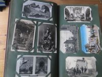 Ansichtskarten Sammlung 1008 Stück im Jugendstilalbum sehr inter. + vielfältig