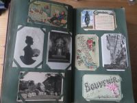 Ansichtskarten Sammlung 1008 Stück im Jugendstilalbum sehr inter. + vielfältig