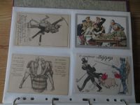 Nachlass Ansichtskarten ungewöhnliche Sammlung 345 alten AK u.a. Militaria Krieg