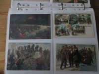 Nachlass Ansichtskarten ungewöhnliche Sammlung 345 alten AK u.a. Militaria Krieg