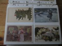 Nachlass Ansichtskarten ungewöhnliche Sammlung 345 alten AK u.a. Militaria Krieg