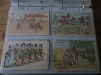 Nachlass Ansichtskarten ungewöhnliche Sammlung 345 alten AK u.a. Militaria Krieg