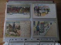 Nachlass Ansichtskarten ungewöhnliche Sammlung 345 alten AK u.a. Militaria Krieg