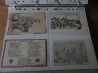 Nachlass Ansichtskarten ungewöhnliche Sammlung 345 alten AK u.a. Militaria Krieg