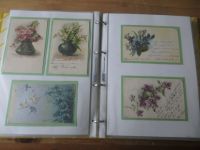 Nachlass Ansichtskarten starke Sammlung von ca. 118 alten AK Blumen + Stilleben