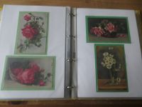 Nachlass Ansichtskarten starke Sammlung von ca. 118 alten AK Blumen + Stilleben