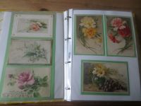 Nachlass Ansichtskarten starke Sammlung von ca. 118 alten AK Blumen + Stilleben