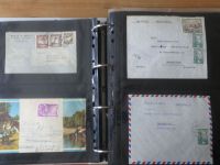 Südamerika Flugpost Briefe aus Nachlass inter Sammlung ca 390 Stück