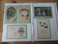 Pfingsten Nachlass Ansichtskarten Luxus Sammlung gesamt ca. 136 alten Farbkarten