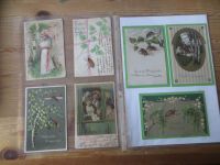 Pfingsten Nachlass Ansichtskarten Luxus Sammlung gesamt ca. 136 alten Farbkarten