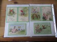 Pfingsten Nachlass Ansichtskarten Luxus Sammlung gesamt ca. 136 alten Farbkarten