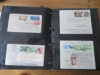 Flugpost Alle Welt Briefe Sammlung Nachlass sehr inter über 300 Stück sehr exotisch