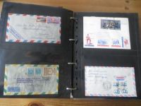 Flugpost Alle Welt Briefe Sammlung Nachlass sehr inter über 300 Stück sehr exotisch