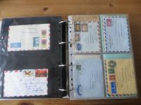 Flugpost Alle Welt Briefe Sammlung Nachlass sehr inter über 300 Stück sehr exotisch