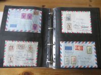 Flugpost Alle Welt Briefe Sammlung Nachlass sehr inter über 300 Stück sehr exotisch