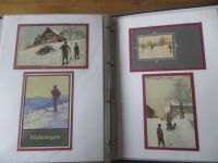 Schöne Ansichtskarten Sammlung Thematik wie Wintersport Jahreszeiten Monats -