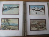 Schöne Ansichtskarten Sammlung Thematik wie Wintersport Jahreszeiten Monats -