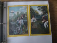 Trachten Nachlass Ansichtskarten Luxus Sammlung gesamt ca. 102 alte Farbkarten